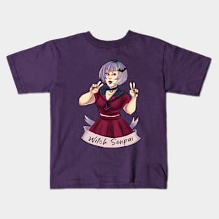 Witch senpai Kids T-Shirt